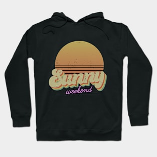 Sunny retro weekend Hoodie